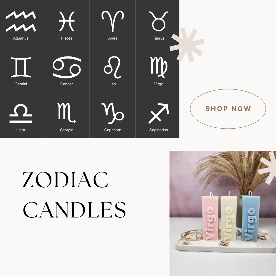 Zodiac Astrology Sign Candle