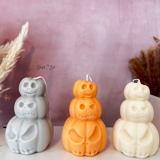 Jack-O-Lantern Halloween Pumpkin Candle