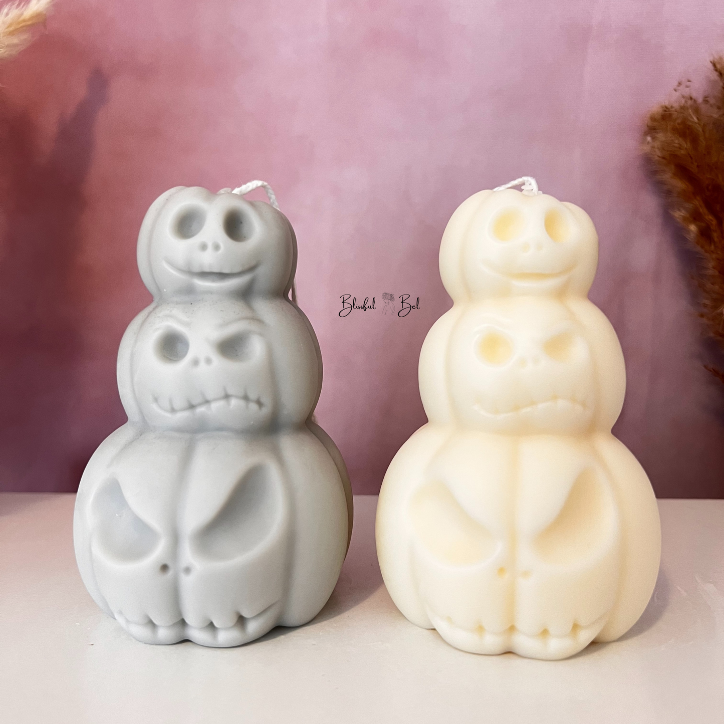 Jack-O-Lantern Halloween Pumpkin Candle