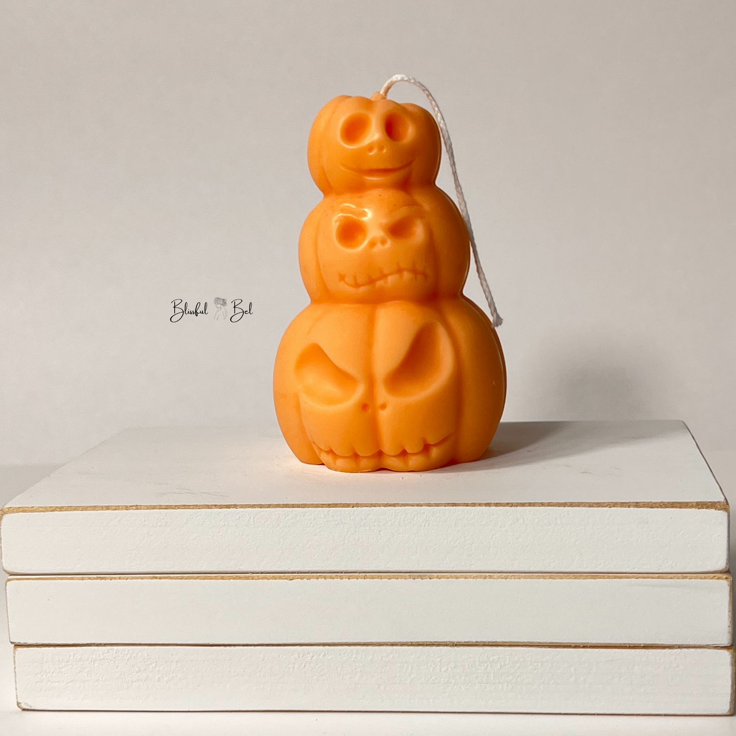 Jack-O-Lantern Halloween Pumpkin Candle