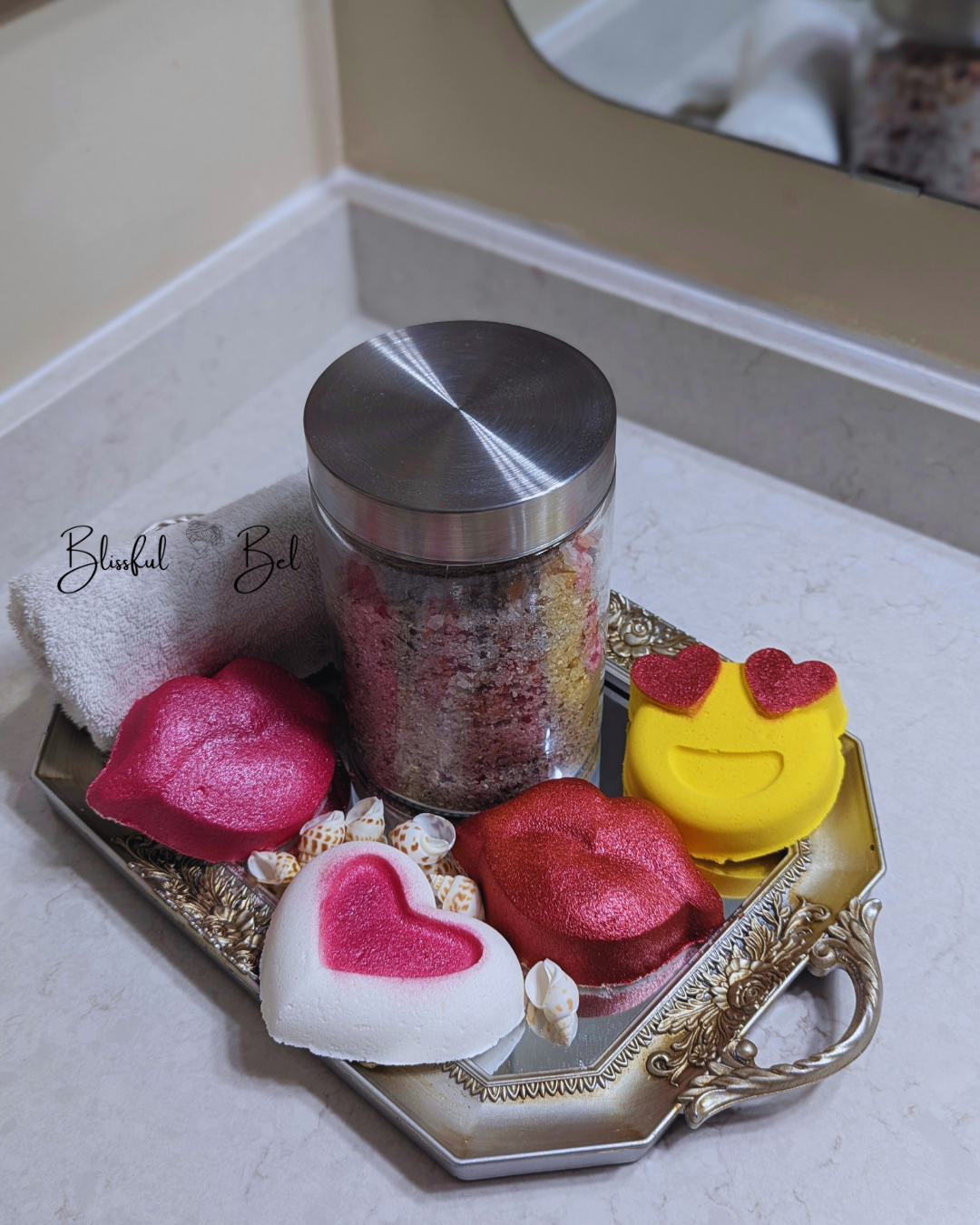Valentines Day Bath Bomb Gift Box (4pcs)