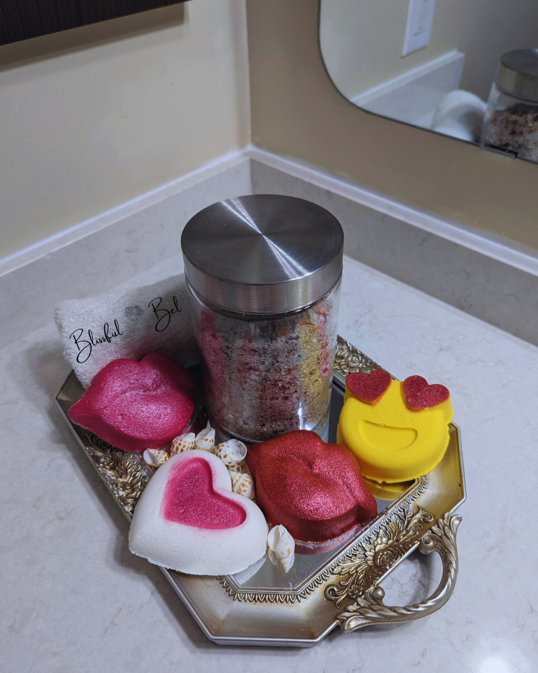Valentines Day Bath Bomb Gift Box (4pcs)