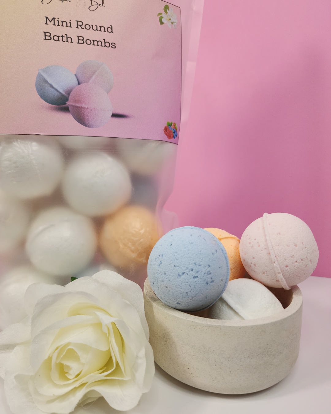 Mini Round Bath Bombs (20 pack)