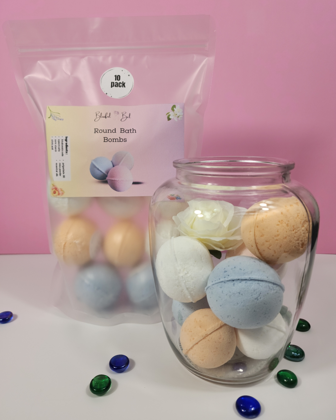 Round Bath Bombs (10 pack)