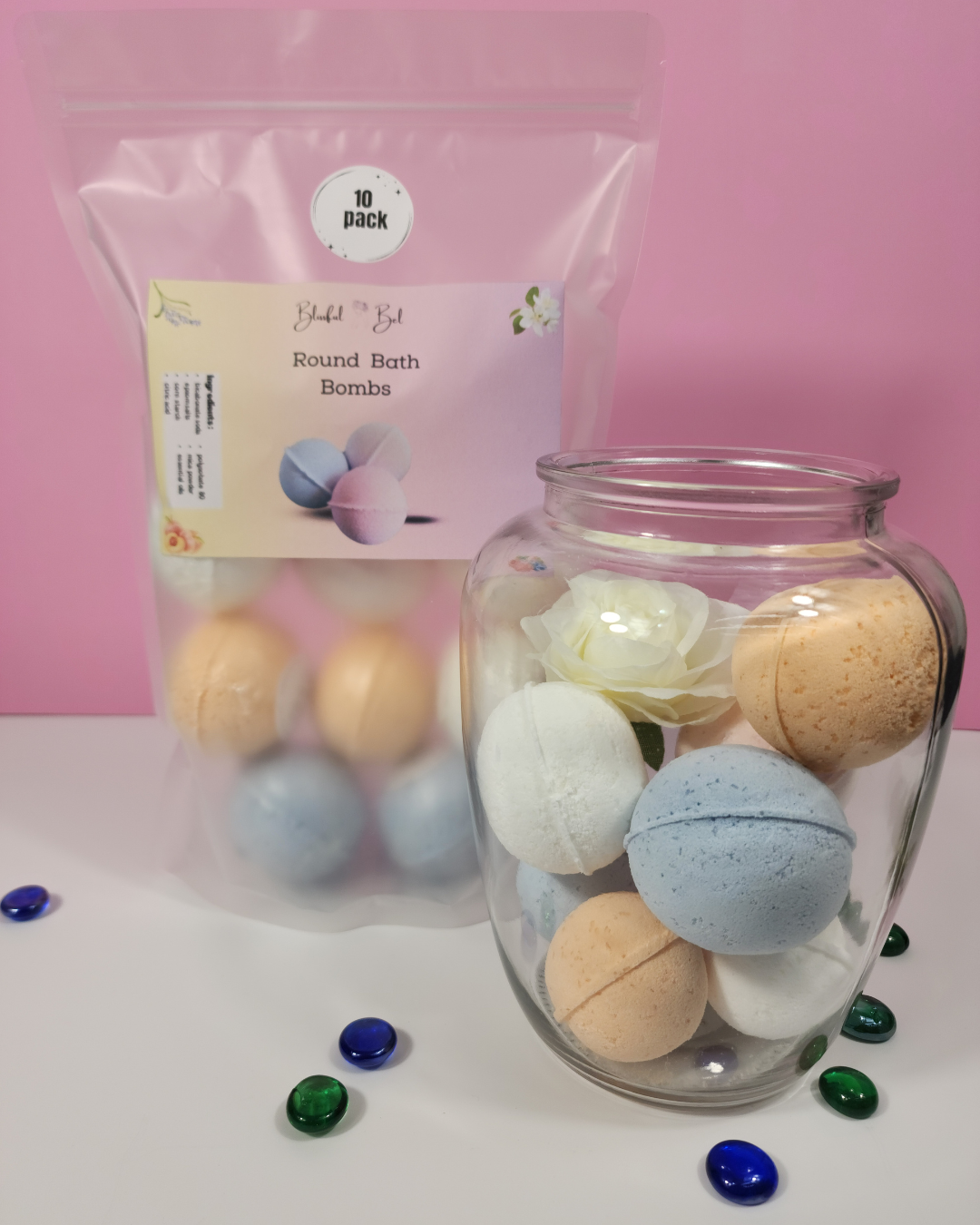 Round Bath Bombs (10 pack)