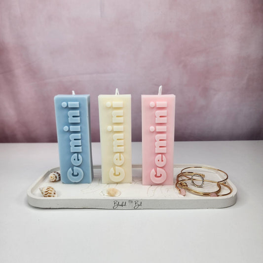 GEMINI Zodiac Sign Astrology Candle
