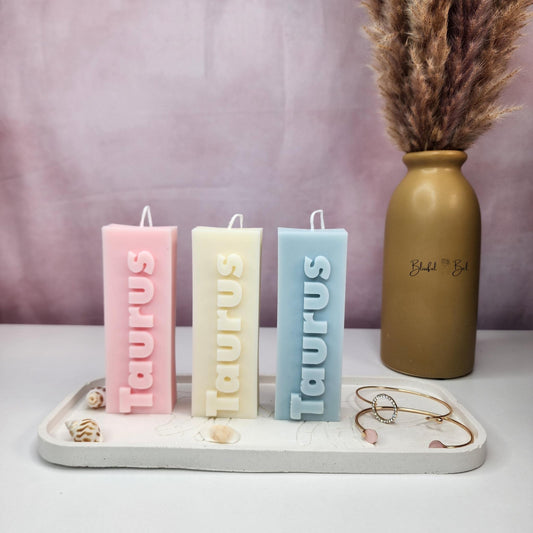 TAURUS Zodiac Sign Astrology Candle