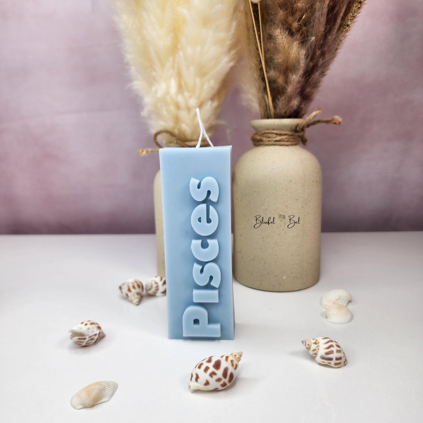 PISCES Zodiac Sign Astrology Candle