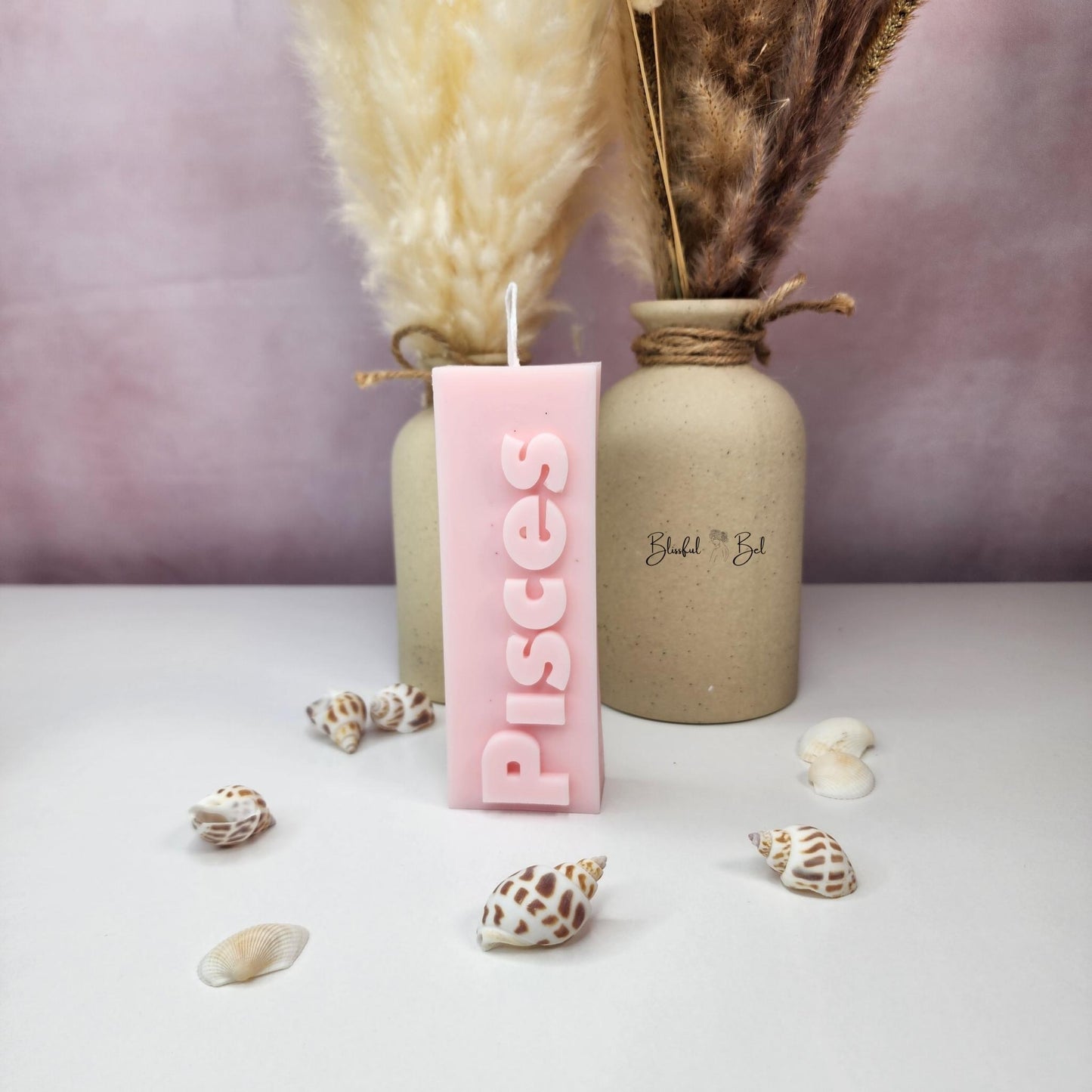 PISCES Zodiac Sign Astrology Candle