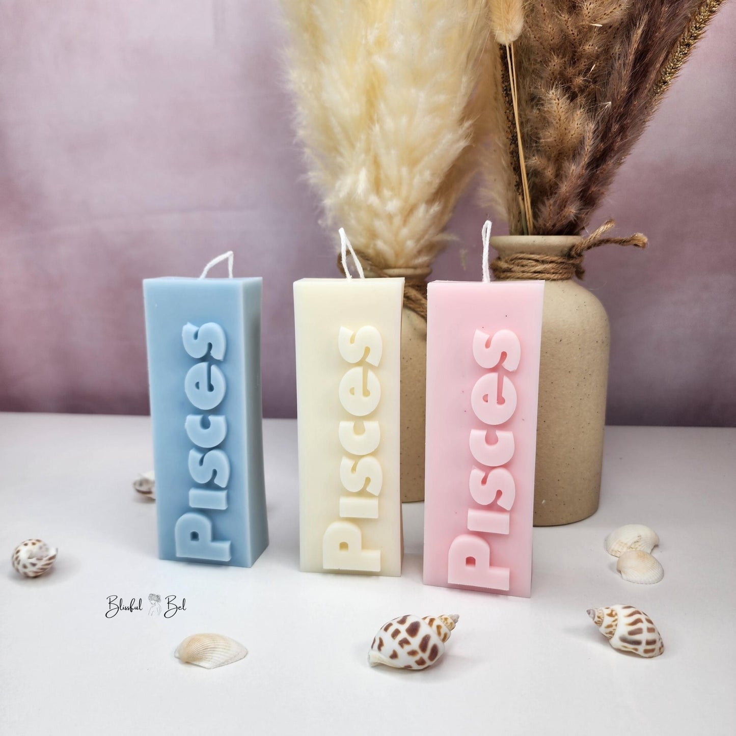 PISCES Zodiac Sign Astrology Candle