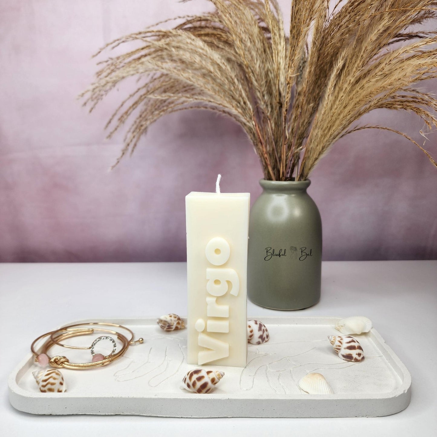 VIRGO Zodiac Sign Astrology Candle