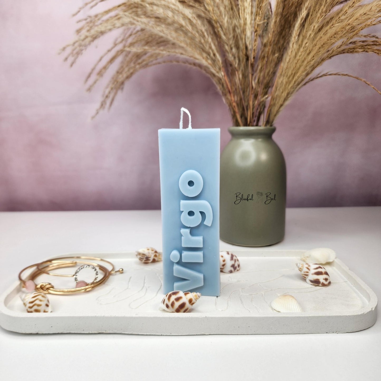 VIRGO Zodiac Sign Astrology Candle