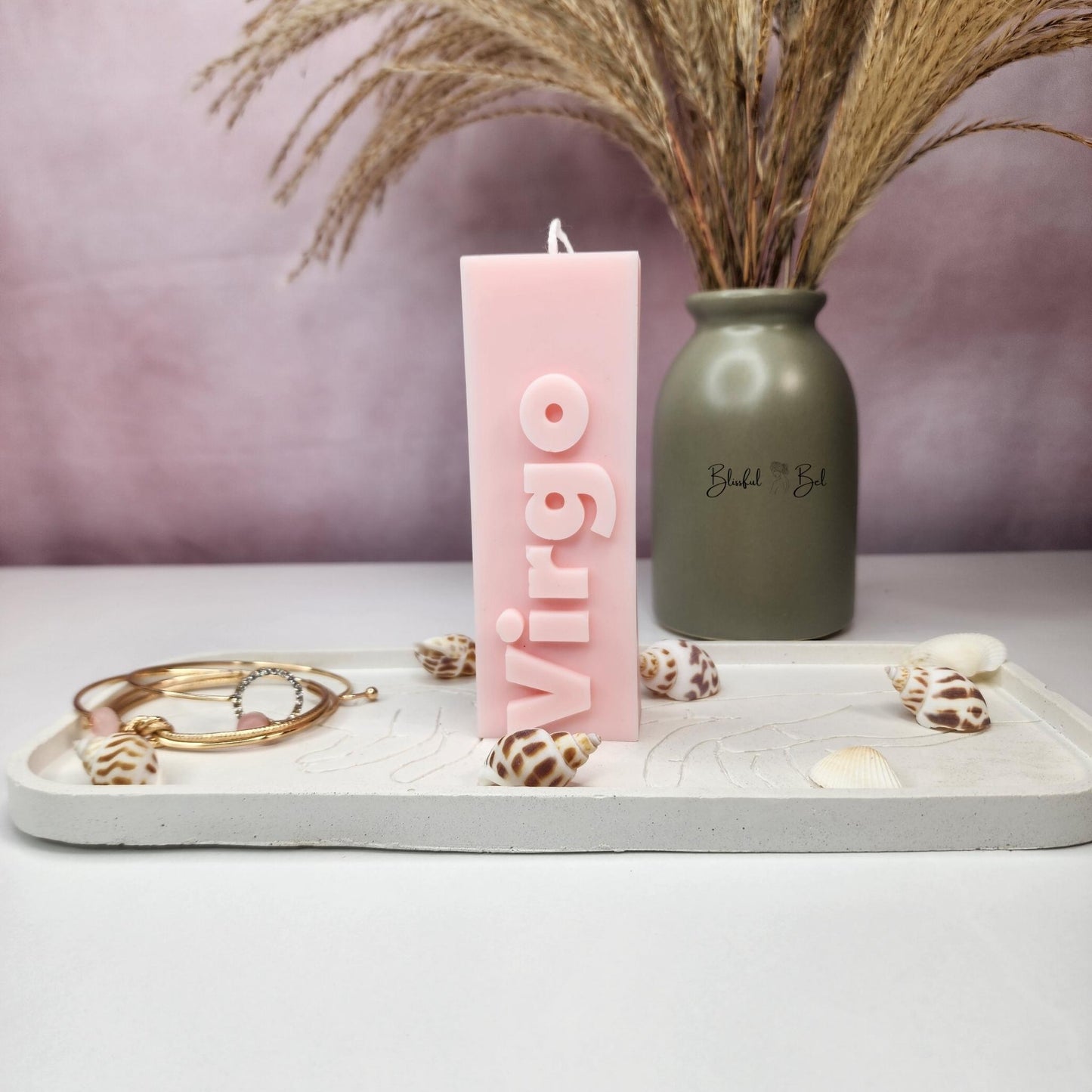 VIRGO Zodiac Sign Astrology Candle