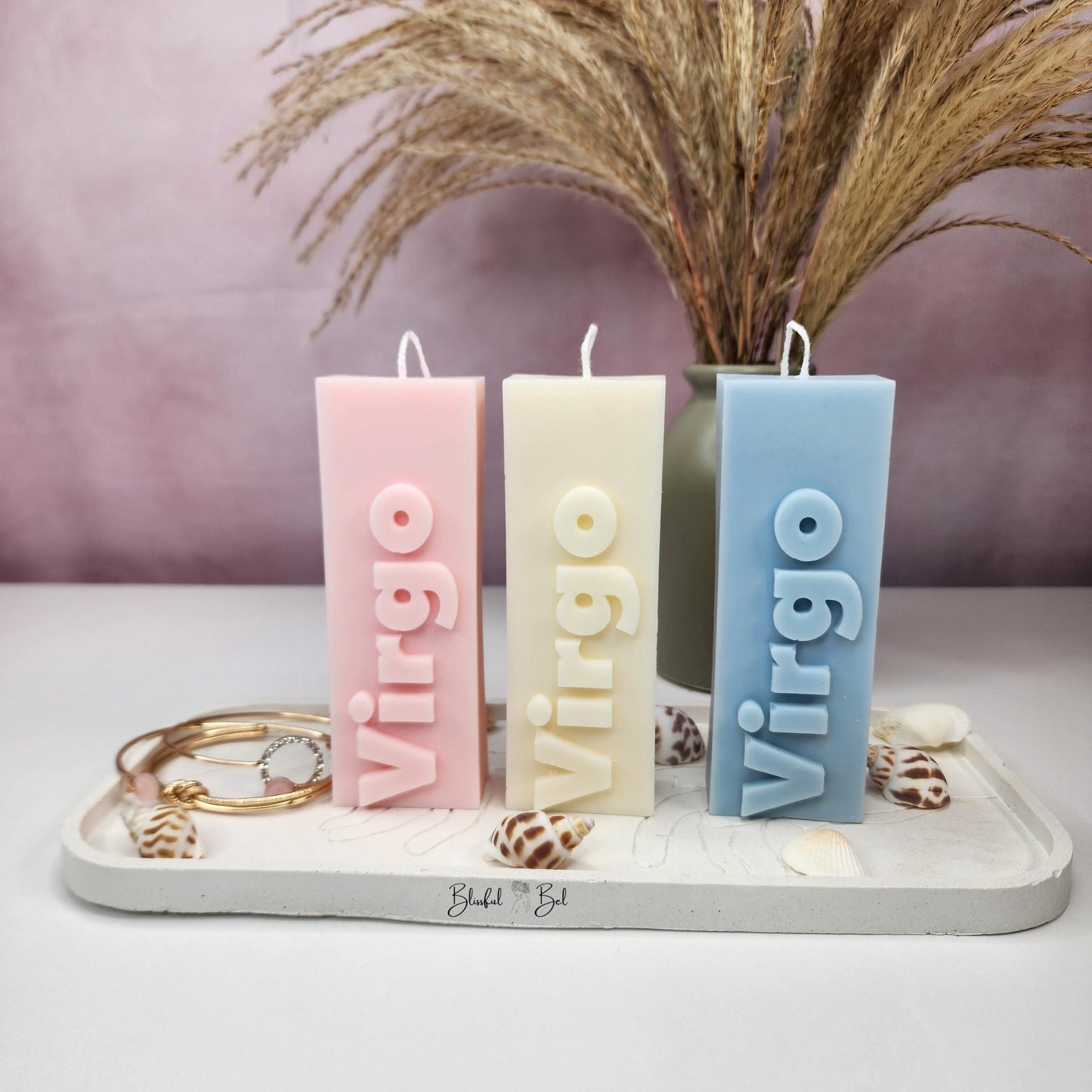 VIRGO Zodiac Sign Astrology Candle