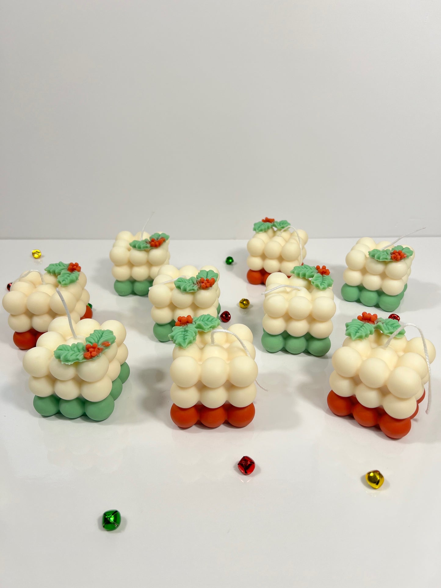 Holiday Bubble Candle