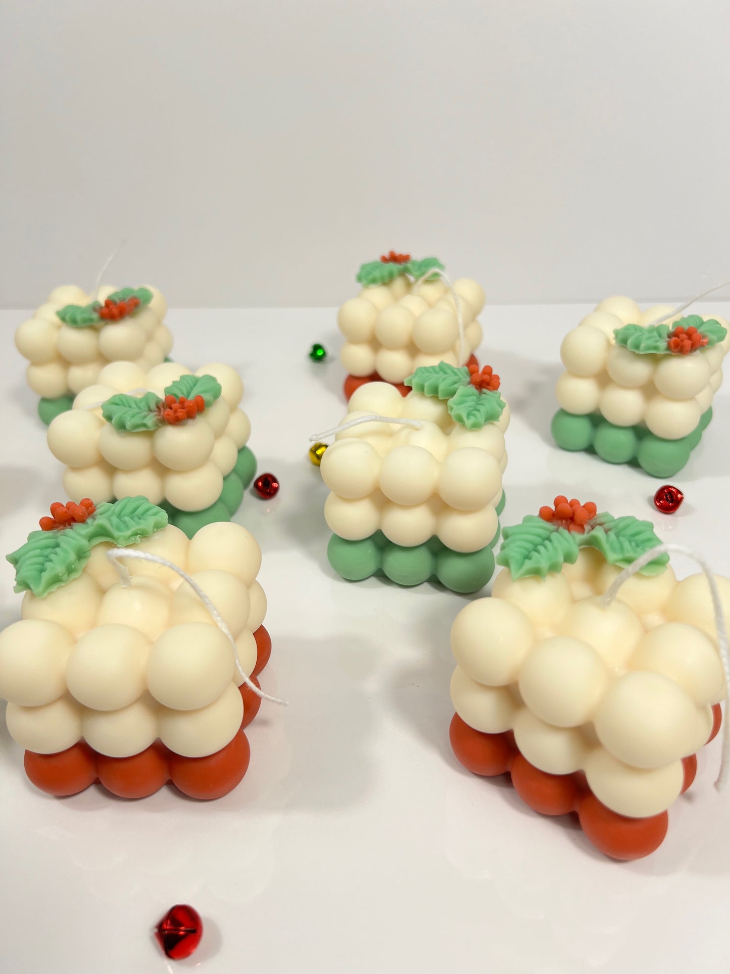 Holiday Bubble Candle