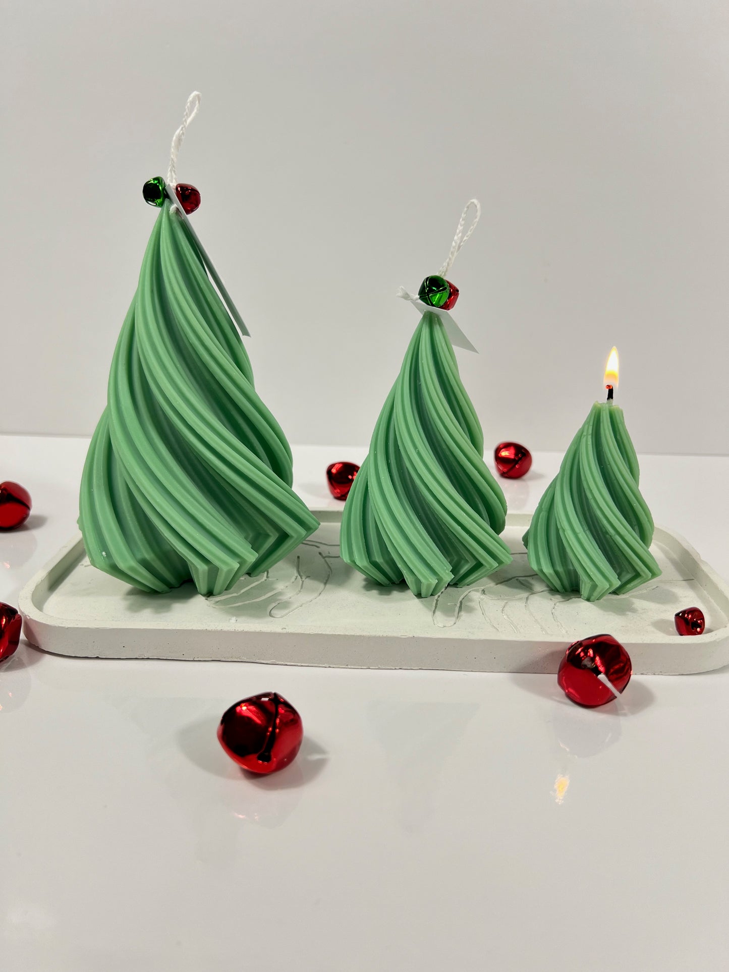 Lark Sculptured Decor Tree Candle