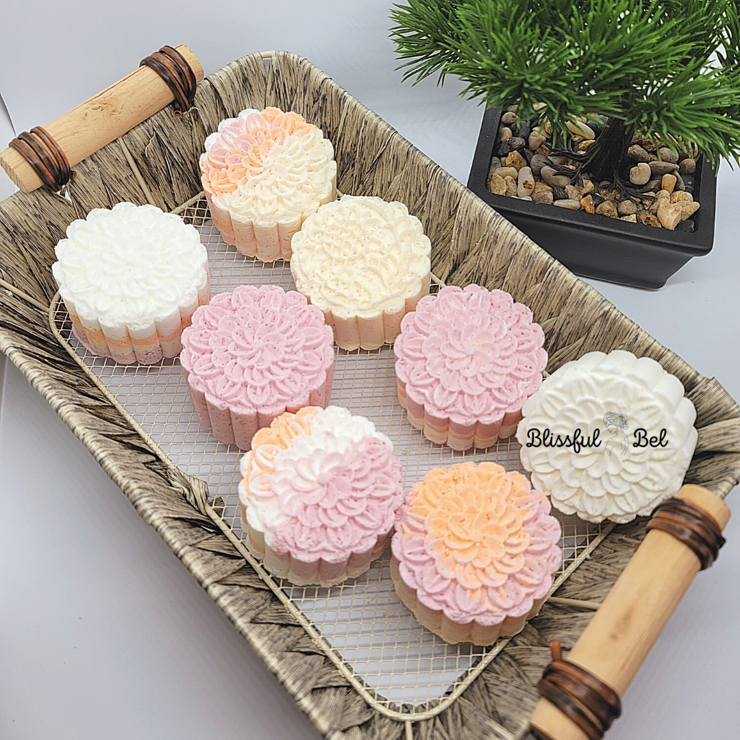 Round Novelty Flower Bath Bomb (10 Pack)