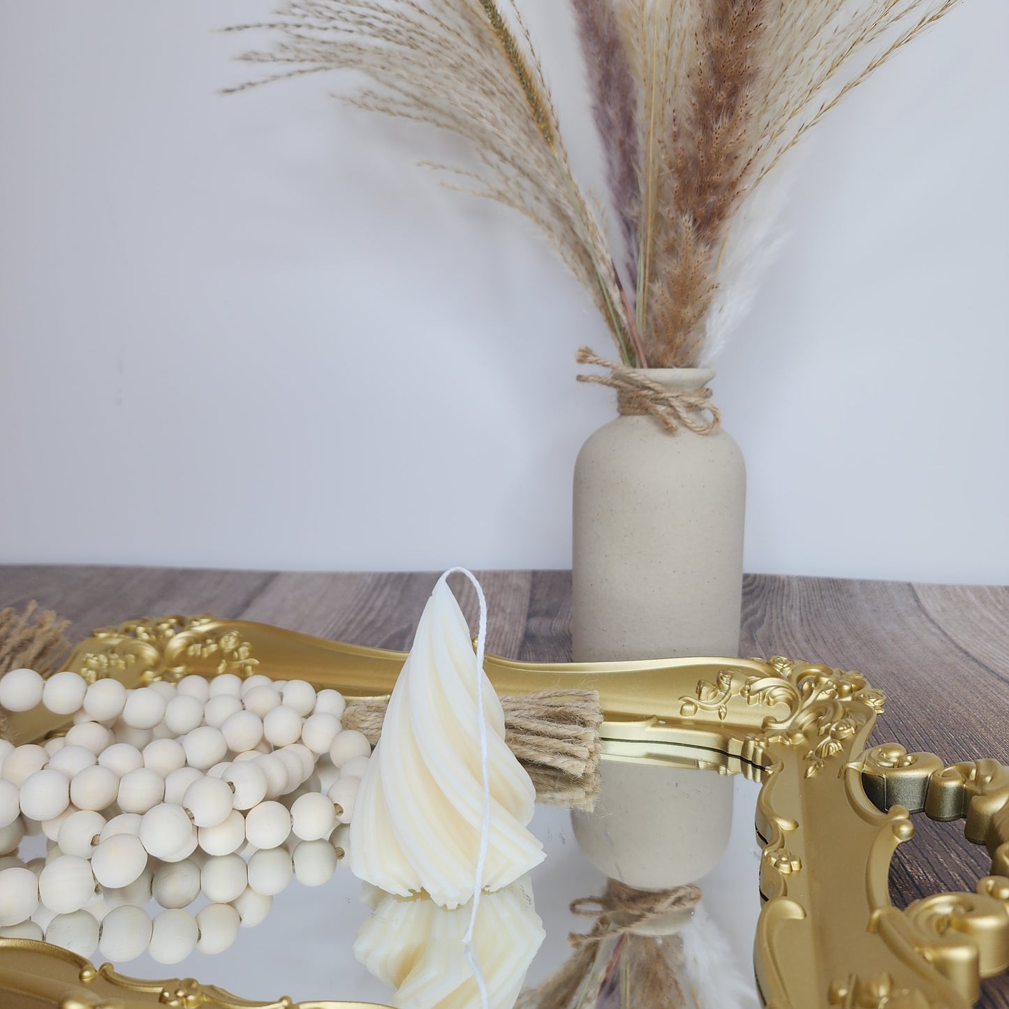 Lark Sculptured Decor Tree Candle