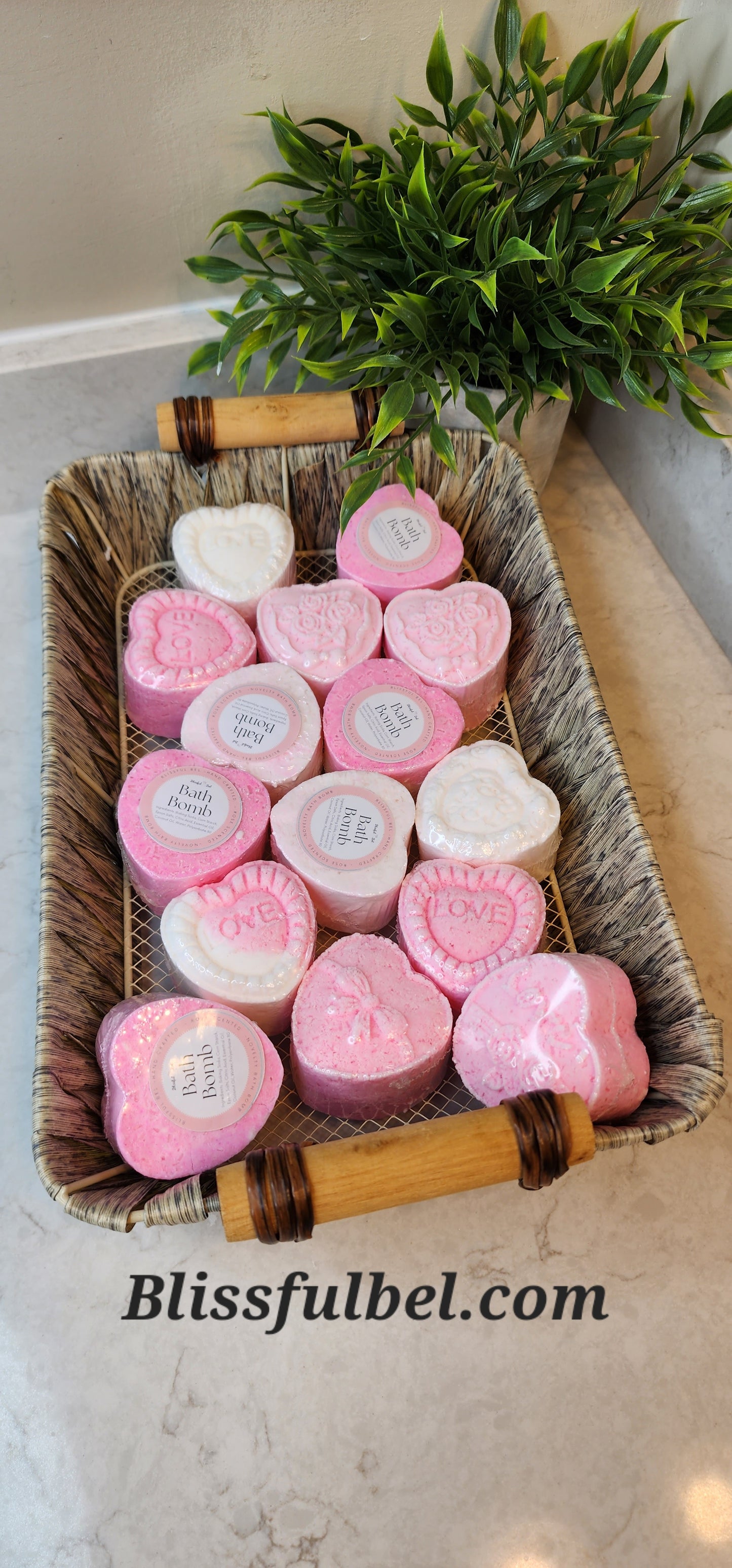 Mini Heart Bath Bombs (20 pack)