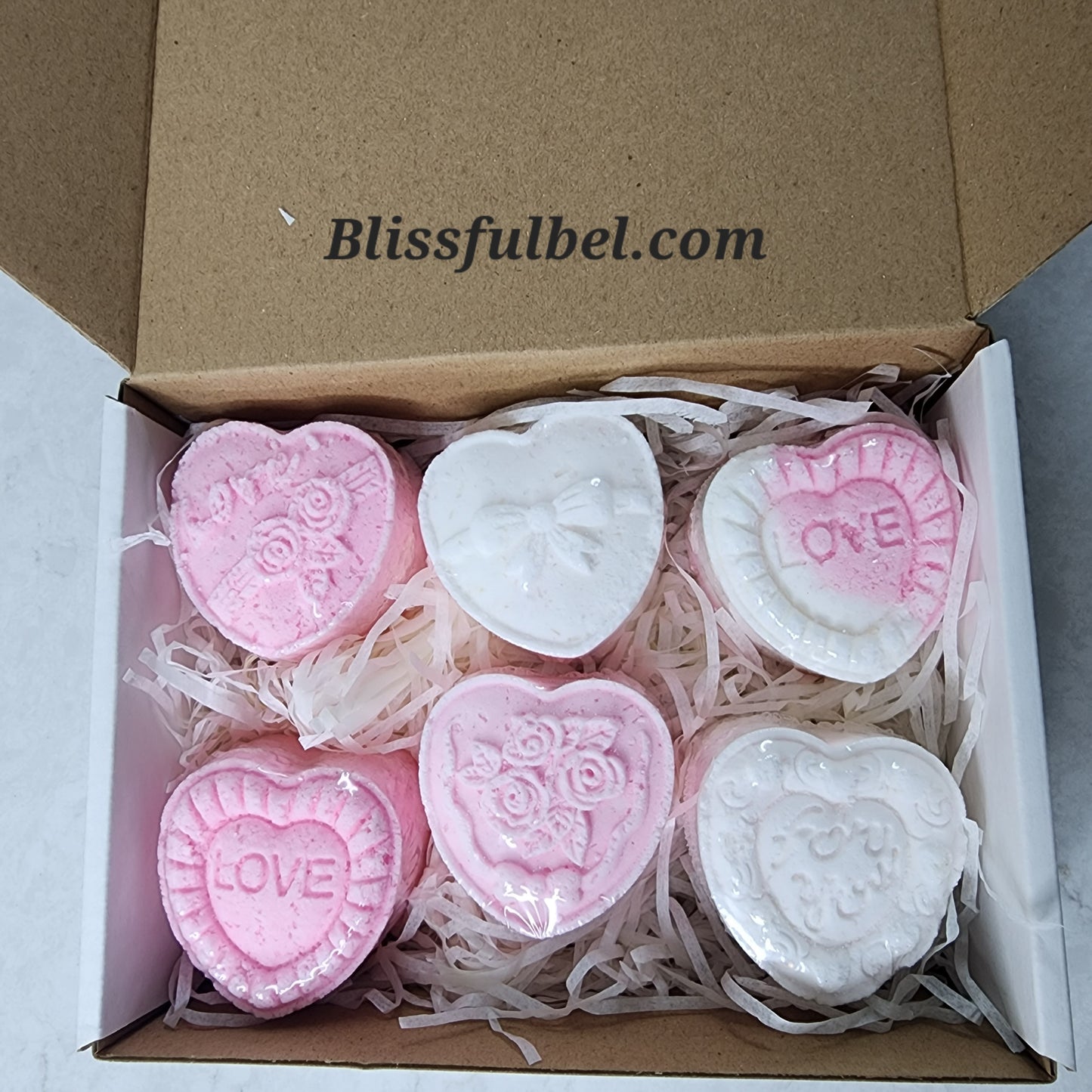 Mini Heart Bath Bombs (20 pack)
