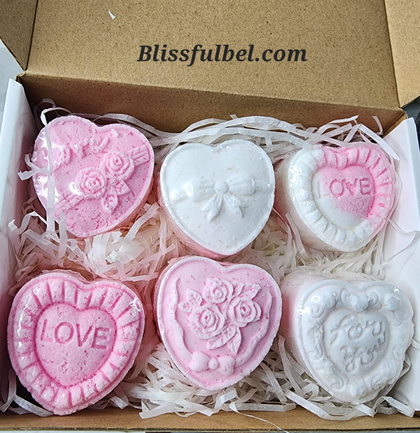 Mini Heart Bath Bombs (20 pack)
