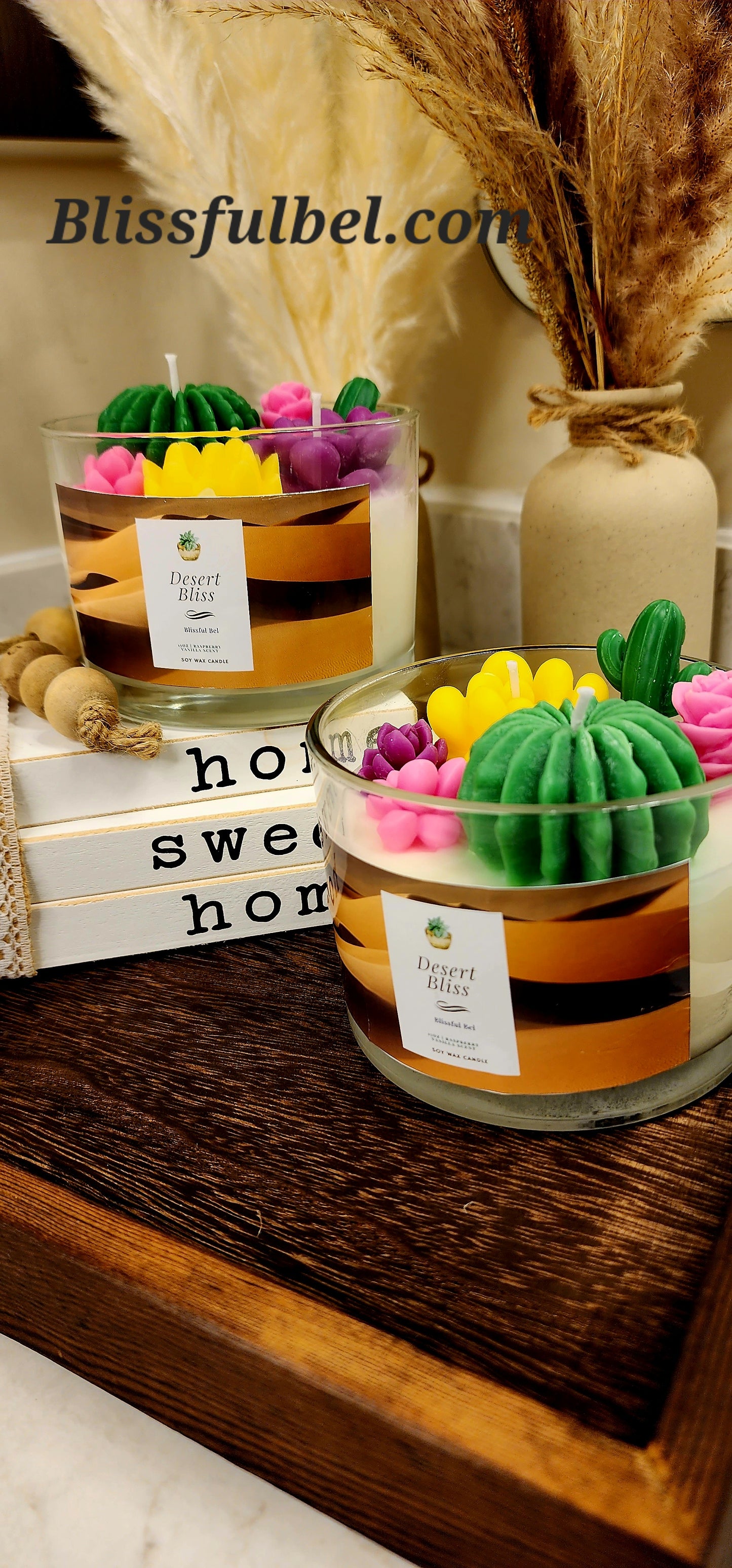 Desert Bliss Sacculents Candle