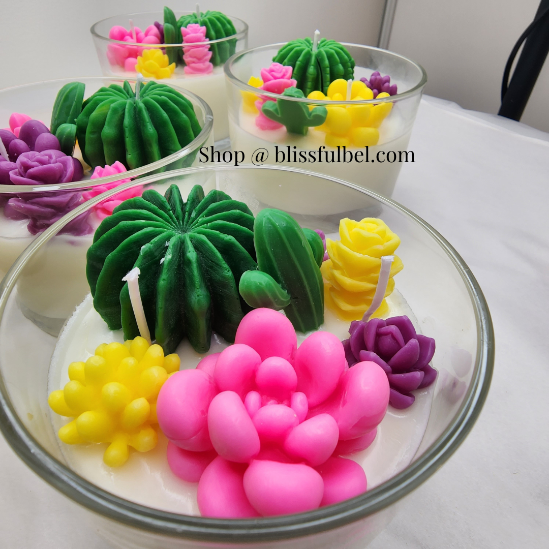 Desert Bliss Sacculents Candle