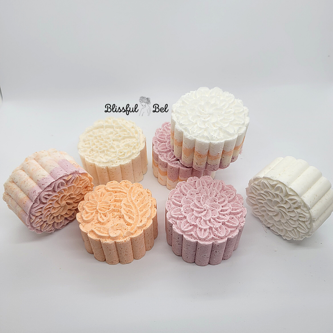 Round Novelty Flower Bath Bomb (10 Pack)