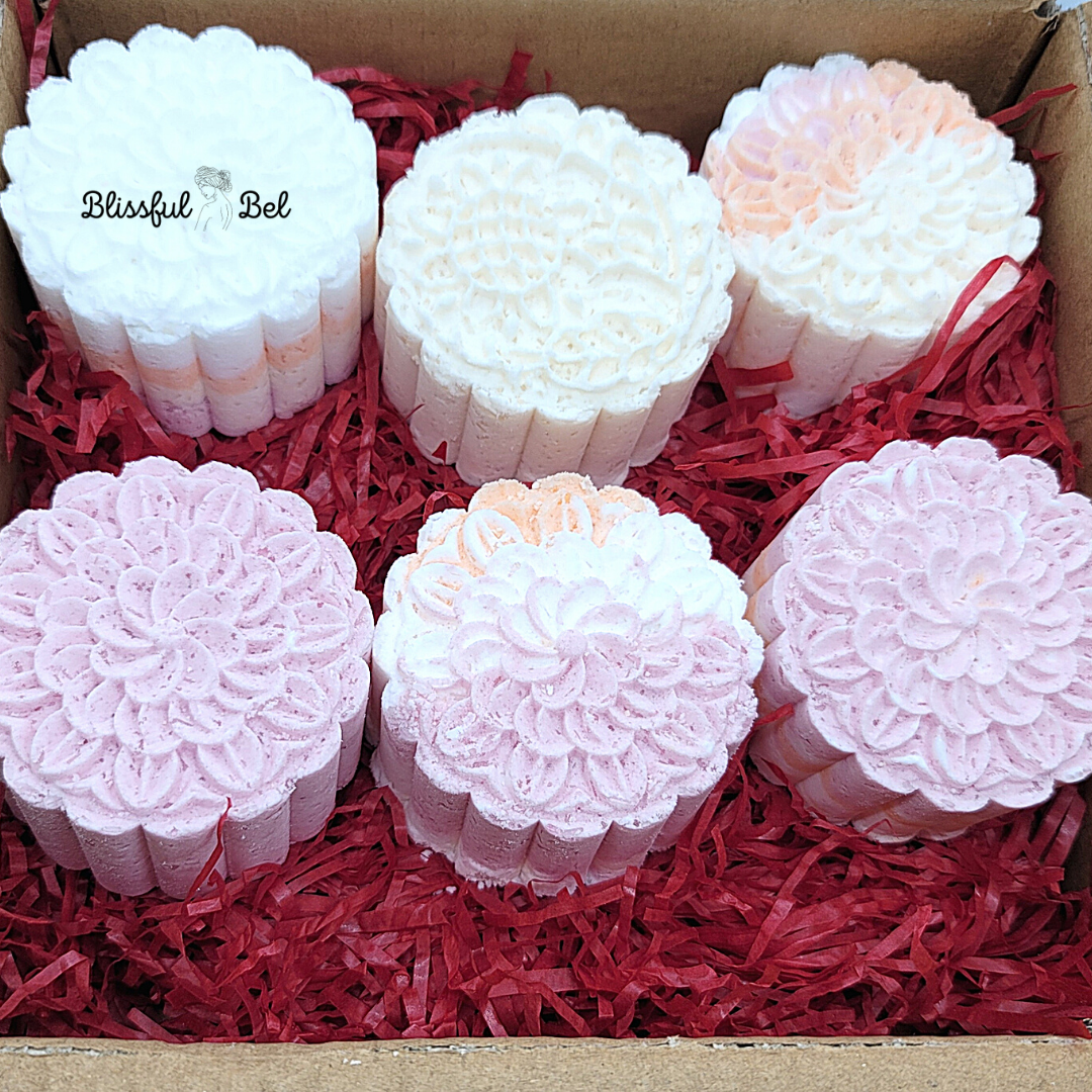 Round Novelty Flower Bath Bomb (10 Pack)