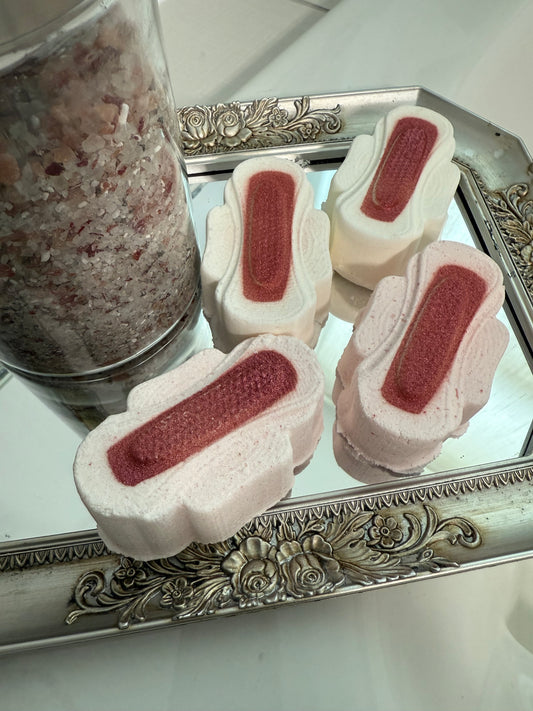 Sanitary Pad Novelty Bath Bomb