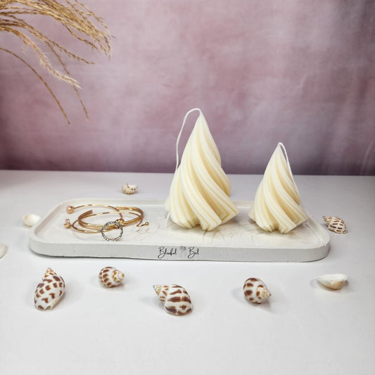 Lark Sculptured Decor Tree Candle