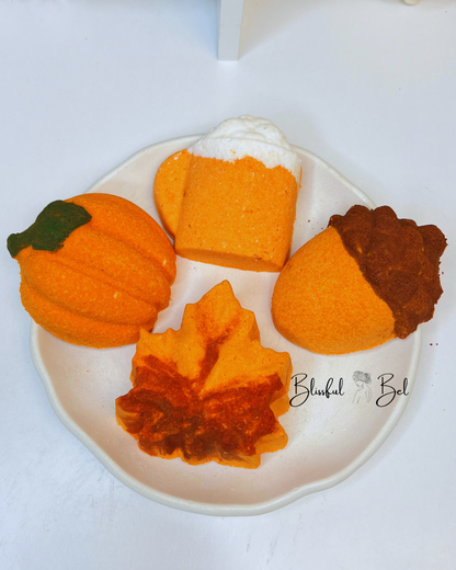 Fall Themed Bath Bomb Gift Box (4 Pcs)