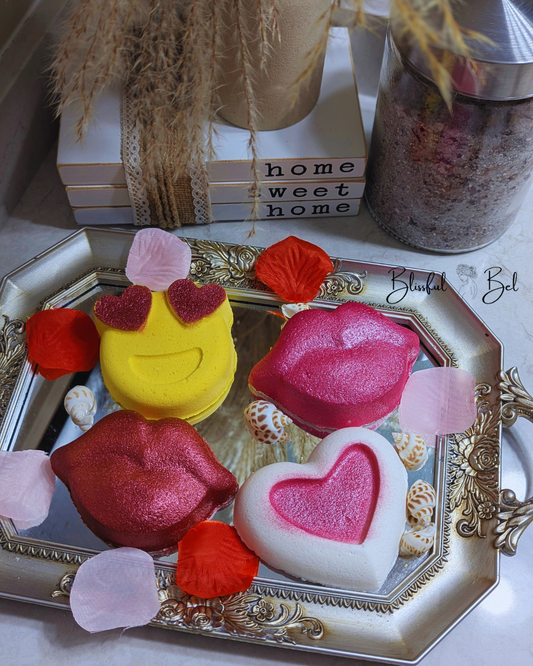 Valentines Day Bath Bomb Gift Box (4pcs)