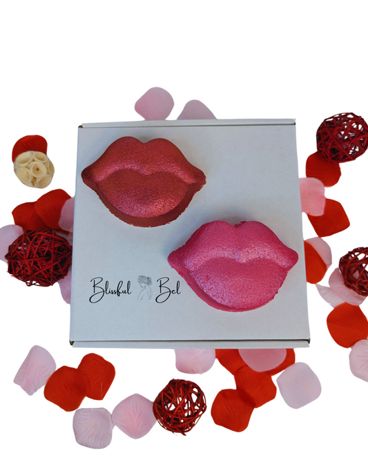 Kiss Lips Bath Bomb Box