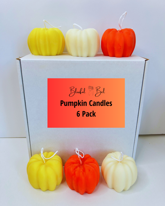 6 Pack Pumpkin Candle Box