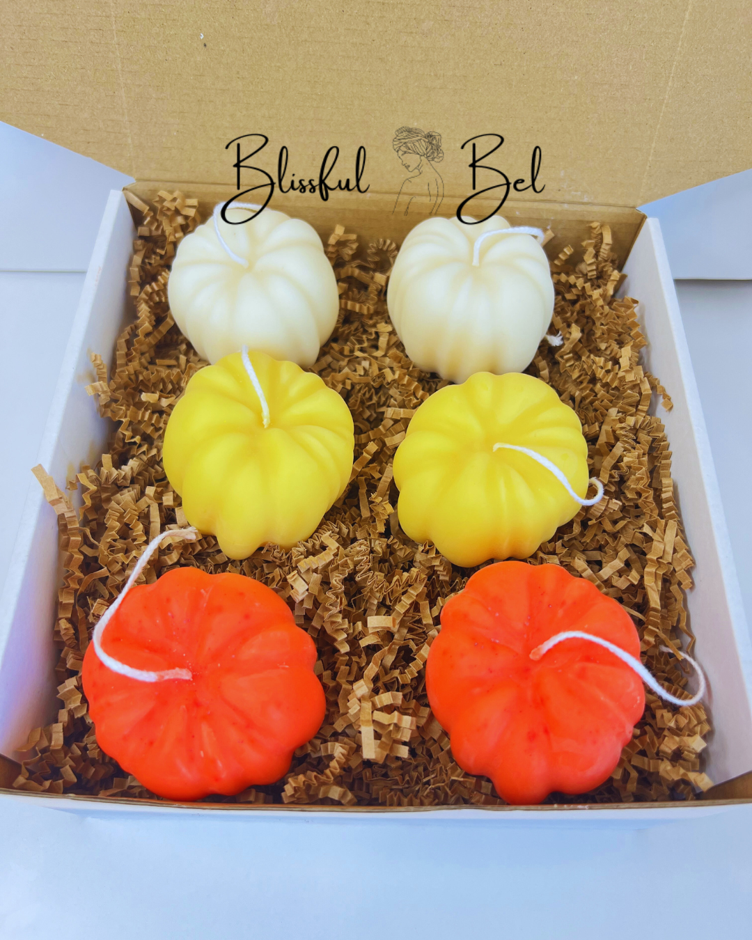 6 Pack Pumpkin Candle Box