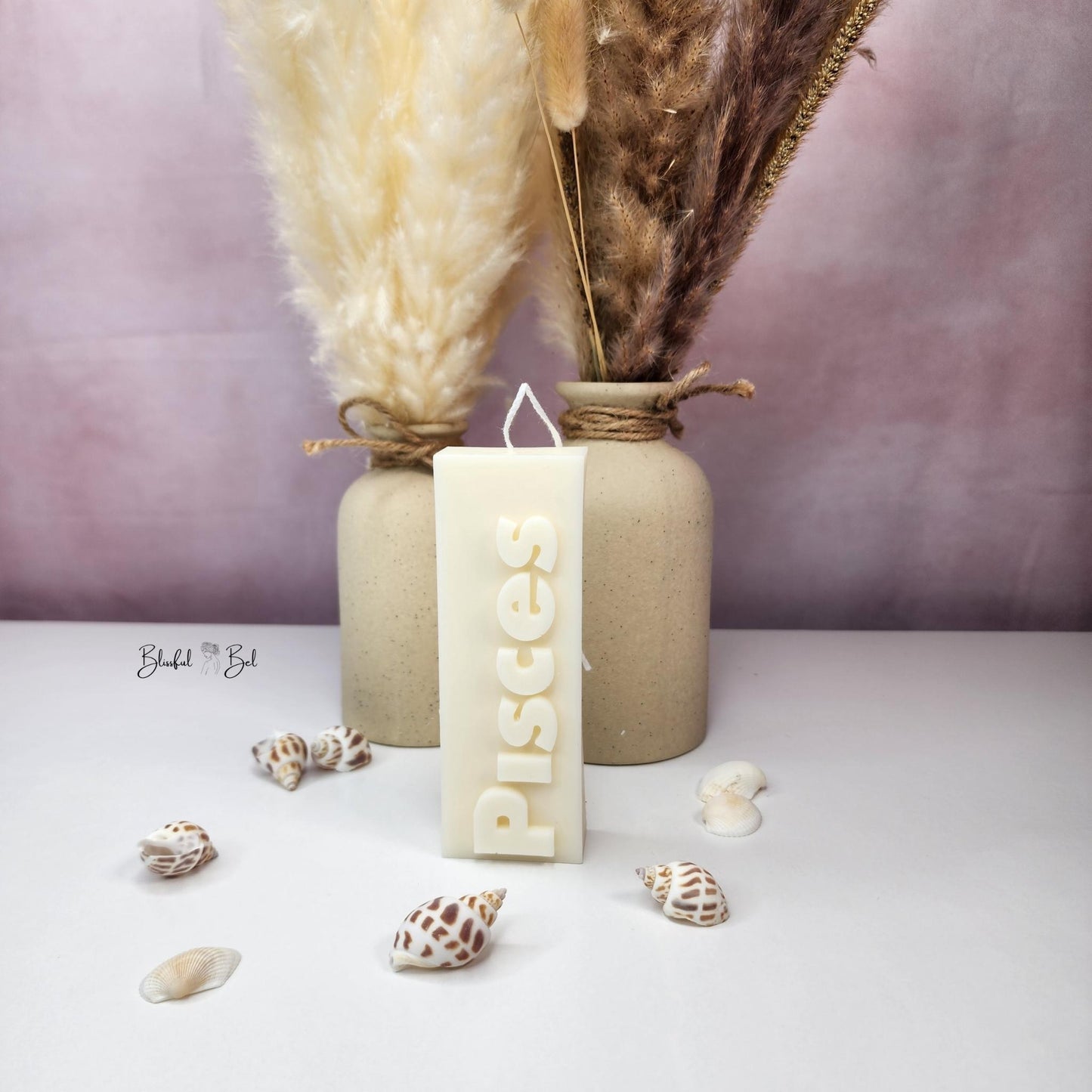 PISCES Zodiac Sign Astrology Candle