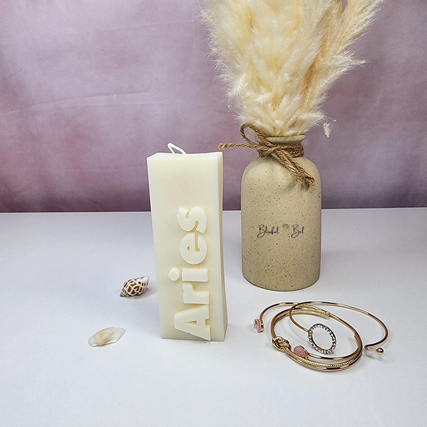 ARIES Zodiac Sign Astrology Candle